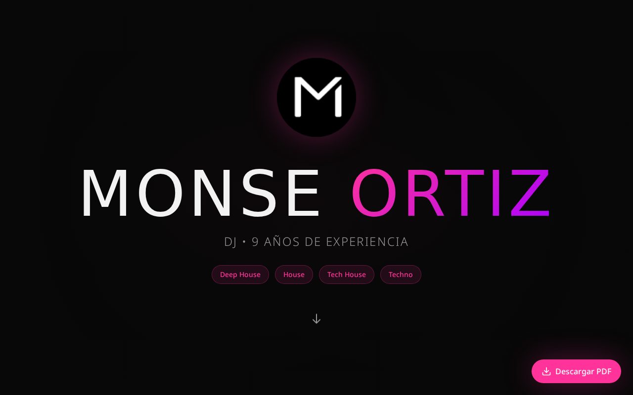 Vista previa del sitio Monse Ortiz