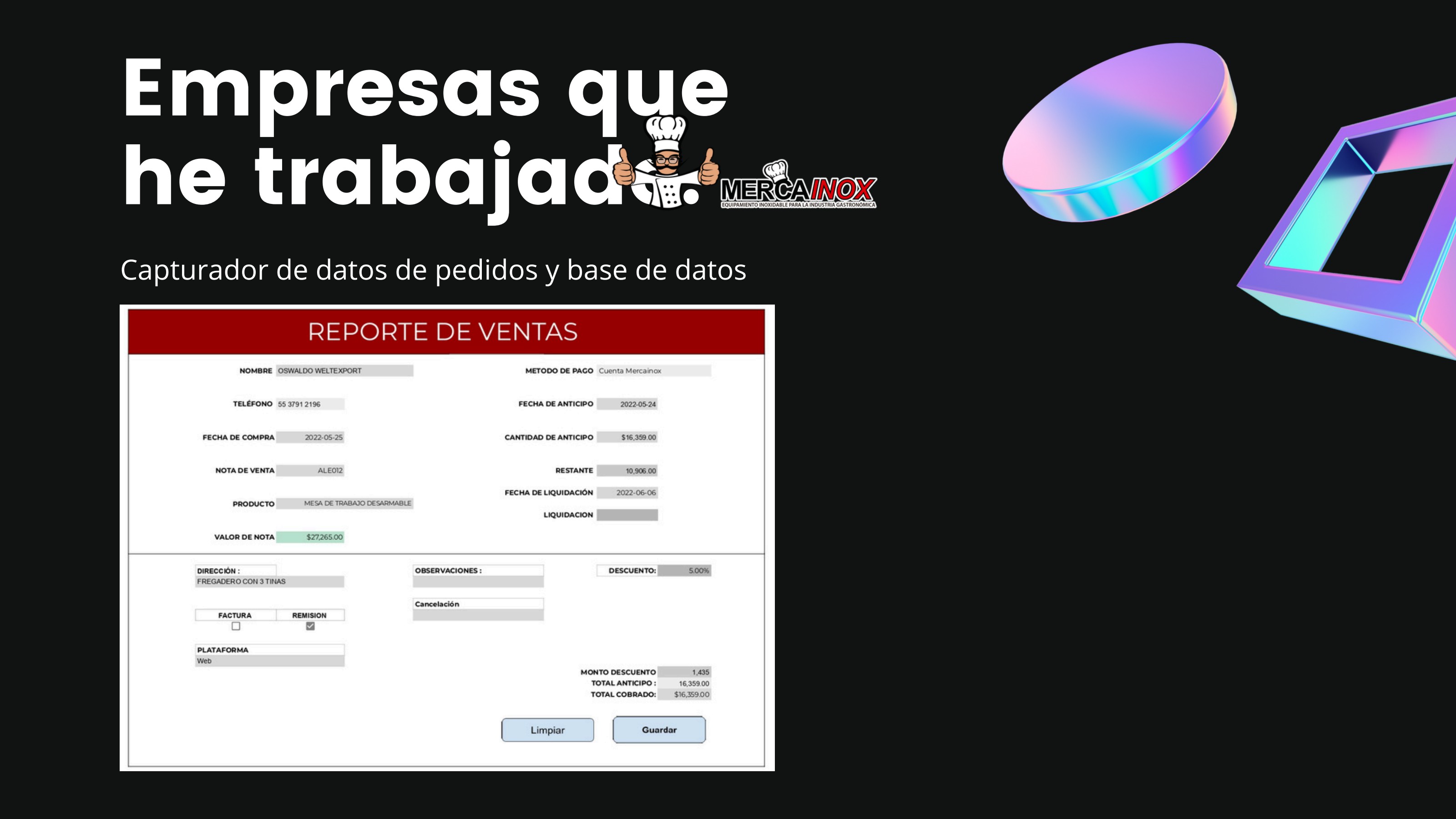 Impresión Reportes de ventas — Papelería Corporativa